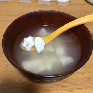 離乳食　シンプル味噌汁